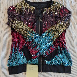 Taylor Swift 1989 Sequin Bomber Jacket